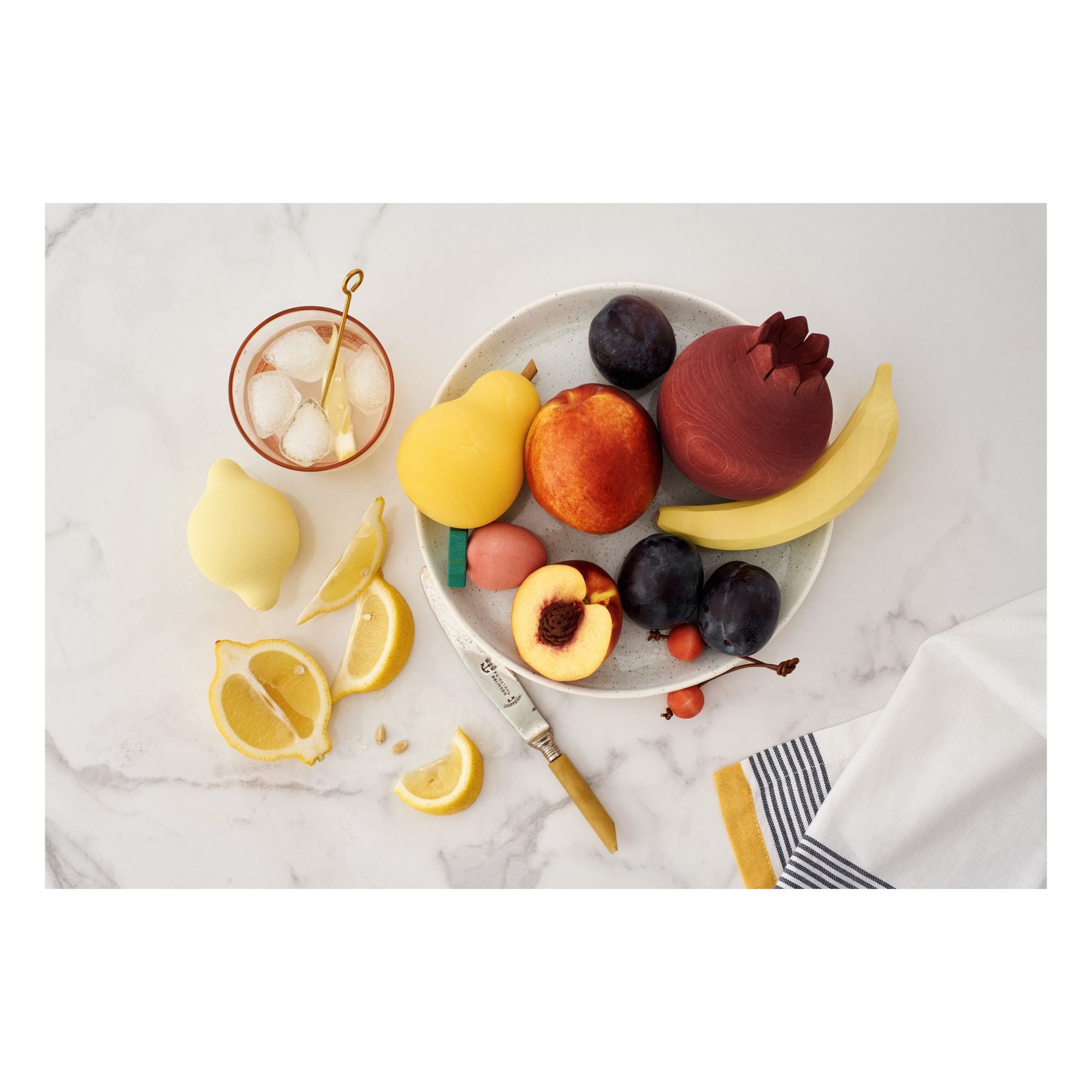 Set de fruits en bois- Image produit n°2