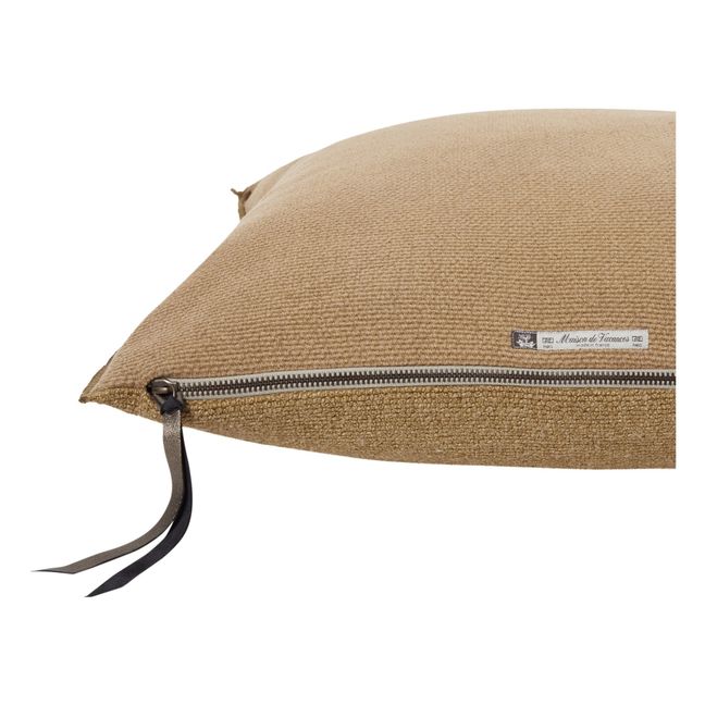 Coussin Vice Versa en toile Formentera | Capuccino
