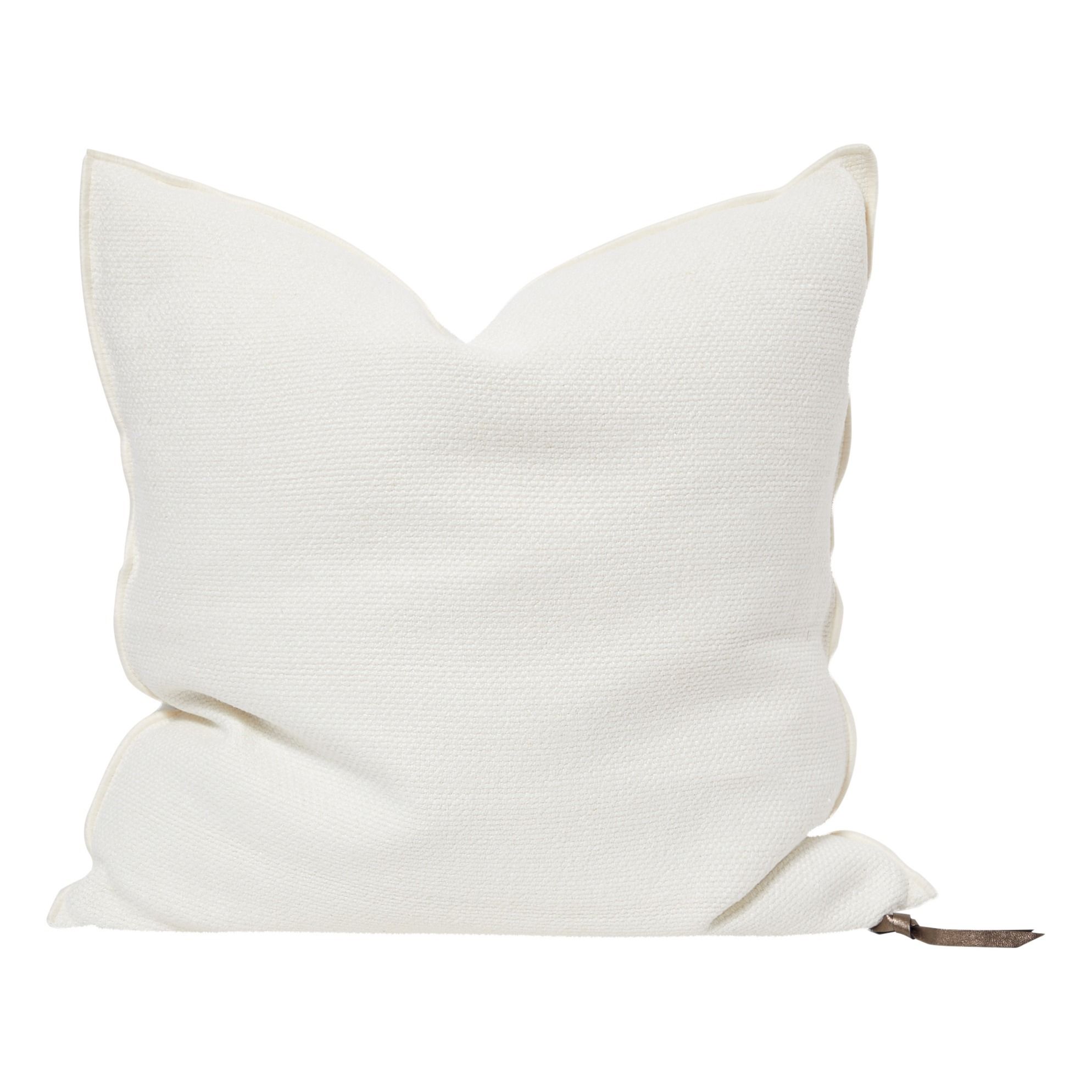 Maison de vacances - Coussin Vice Versa en toile Formentera - Blanc