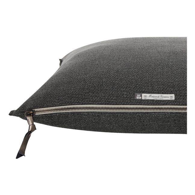 Vice Versa Formentera canvas cushion | Carbon