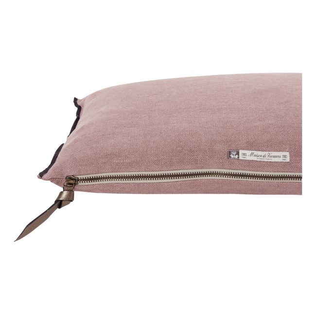 Vice Versa Black Line linen cushion | Bruyère
