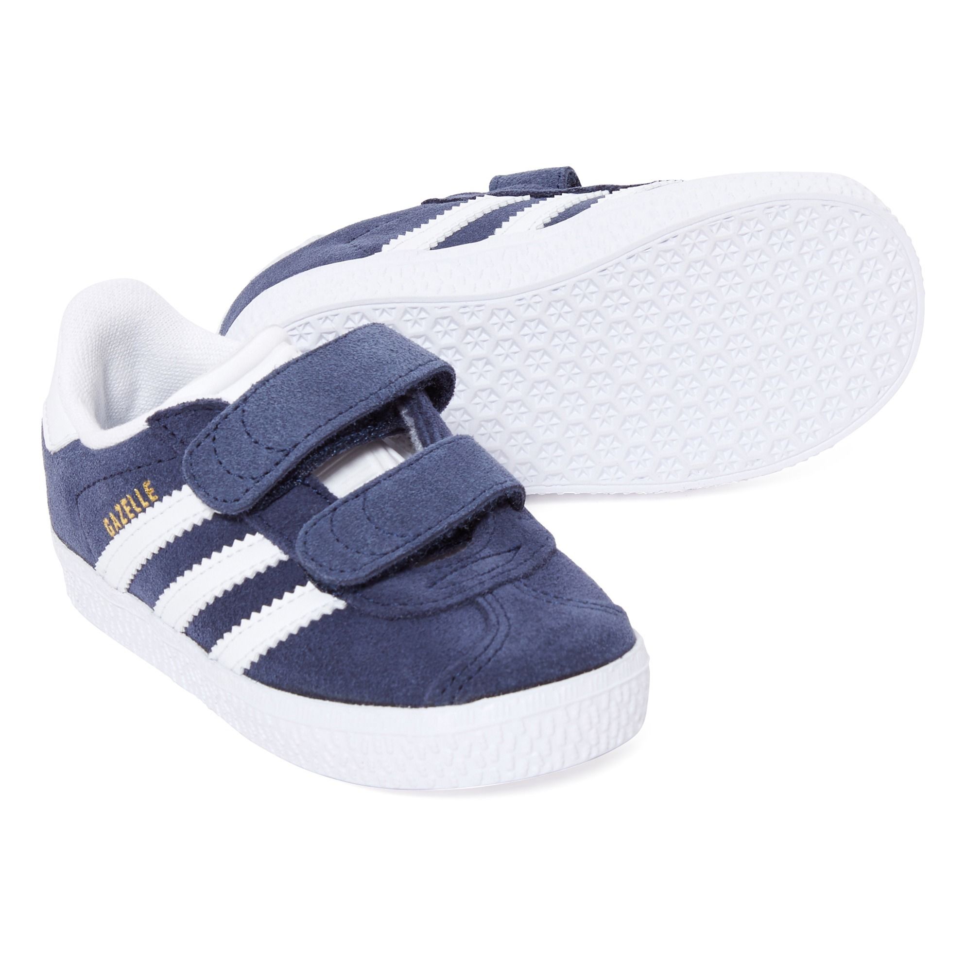 cobre Maduro Asistir Adidas - Zapatillas 2 Velcros Gazelle - Azul Marino | Smallable