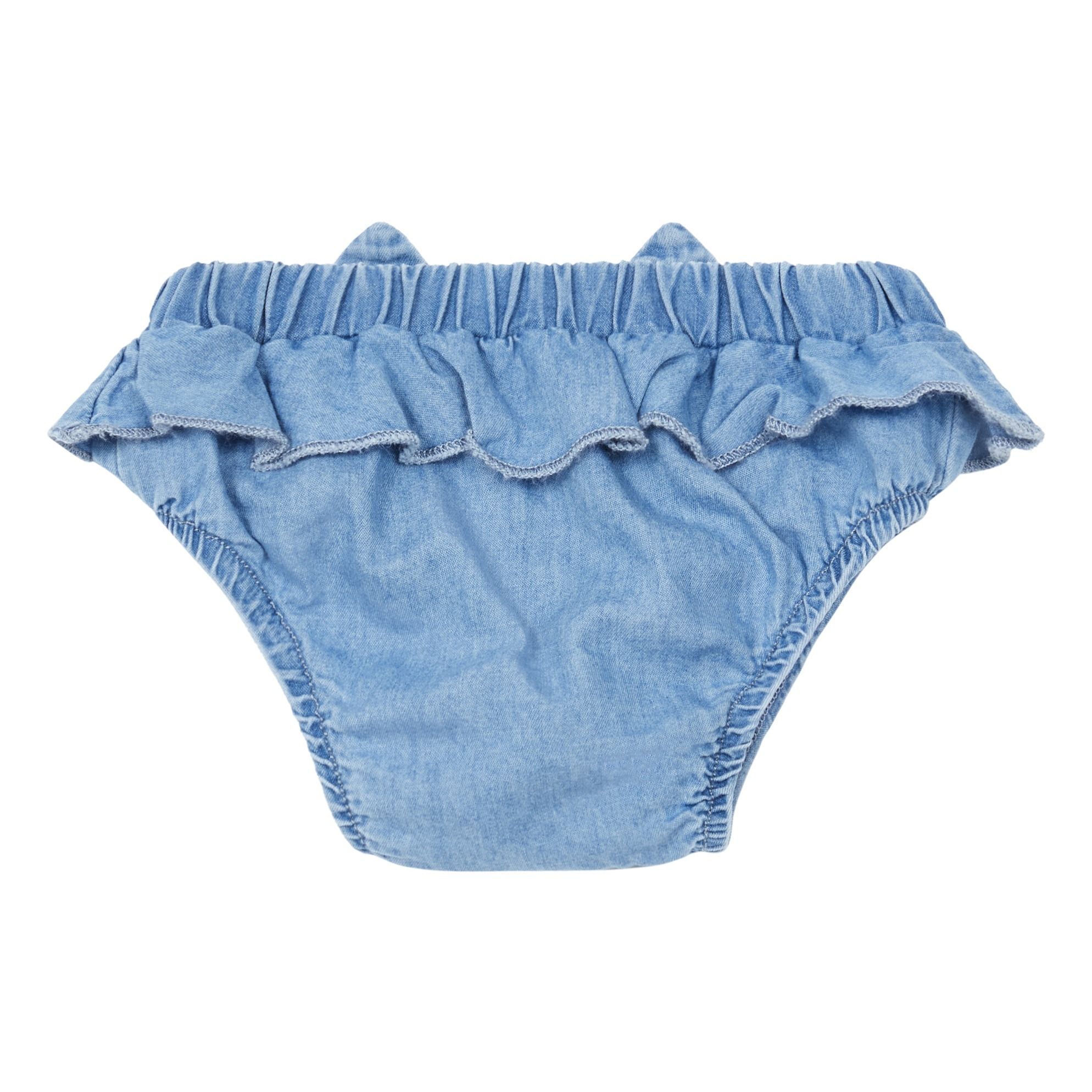 Exclusive: Emile et Ida x Smallable - Embroidered chambray knickers ...