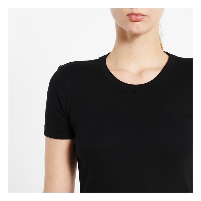 Camiseta Algodón - Colección Mujer  | Negro