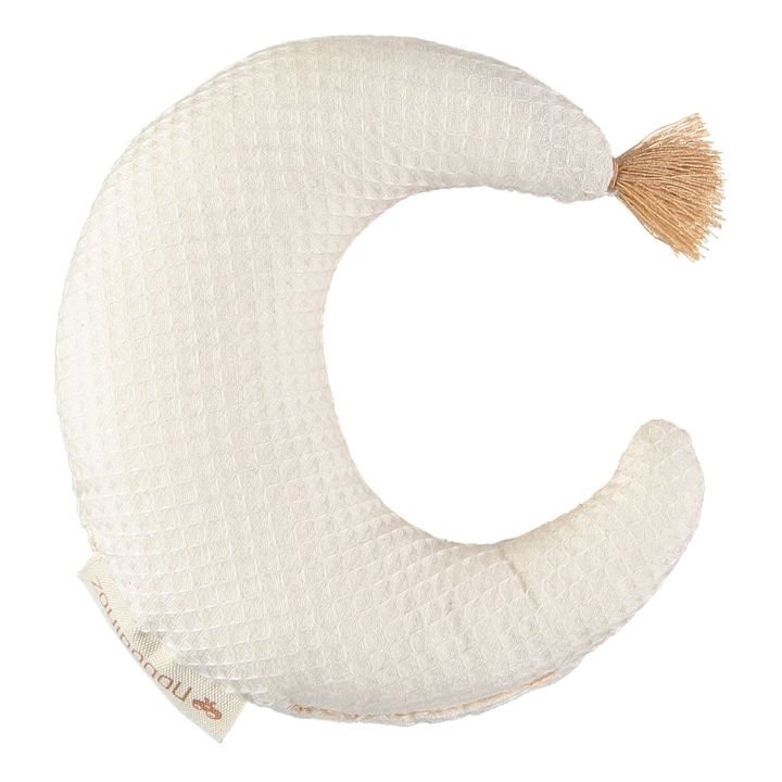 Moon rattle in organic cotton - Product image n°0
