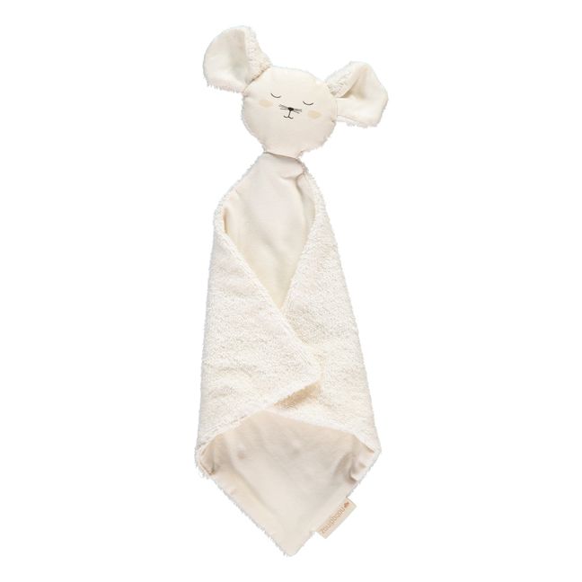 Mouse soft toy in organic cotton