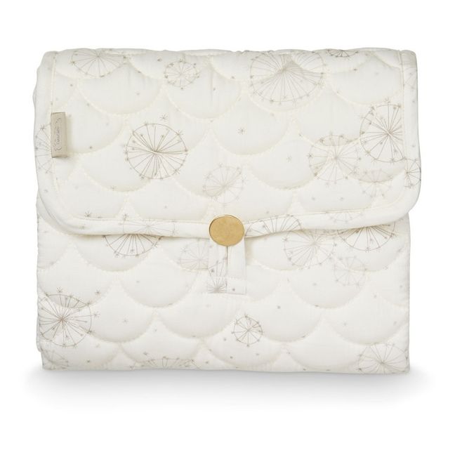 Travel changing mat in organic cotton