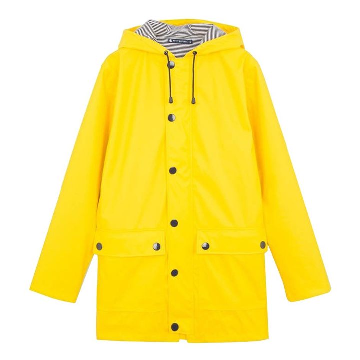 Dentela Hooded Duffle Coat Yellow Petit Bateau Fashion Adult