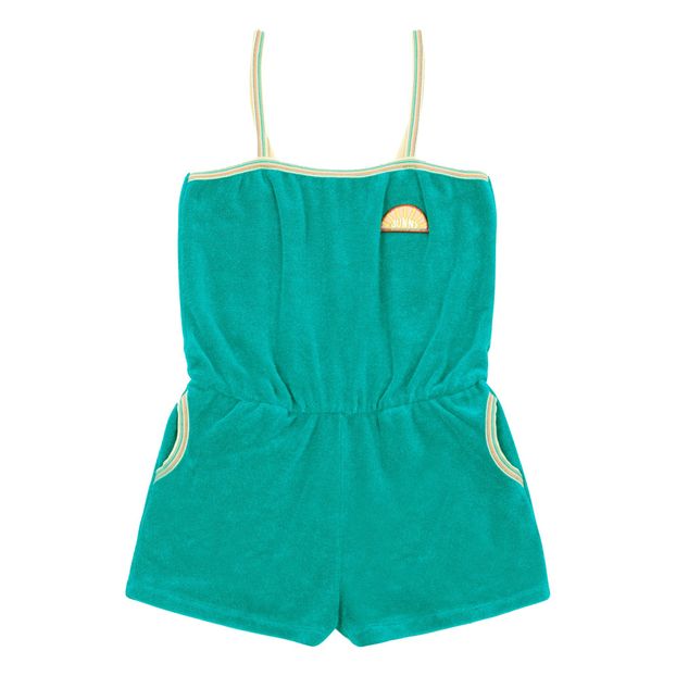 sunny girl linen playsuit