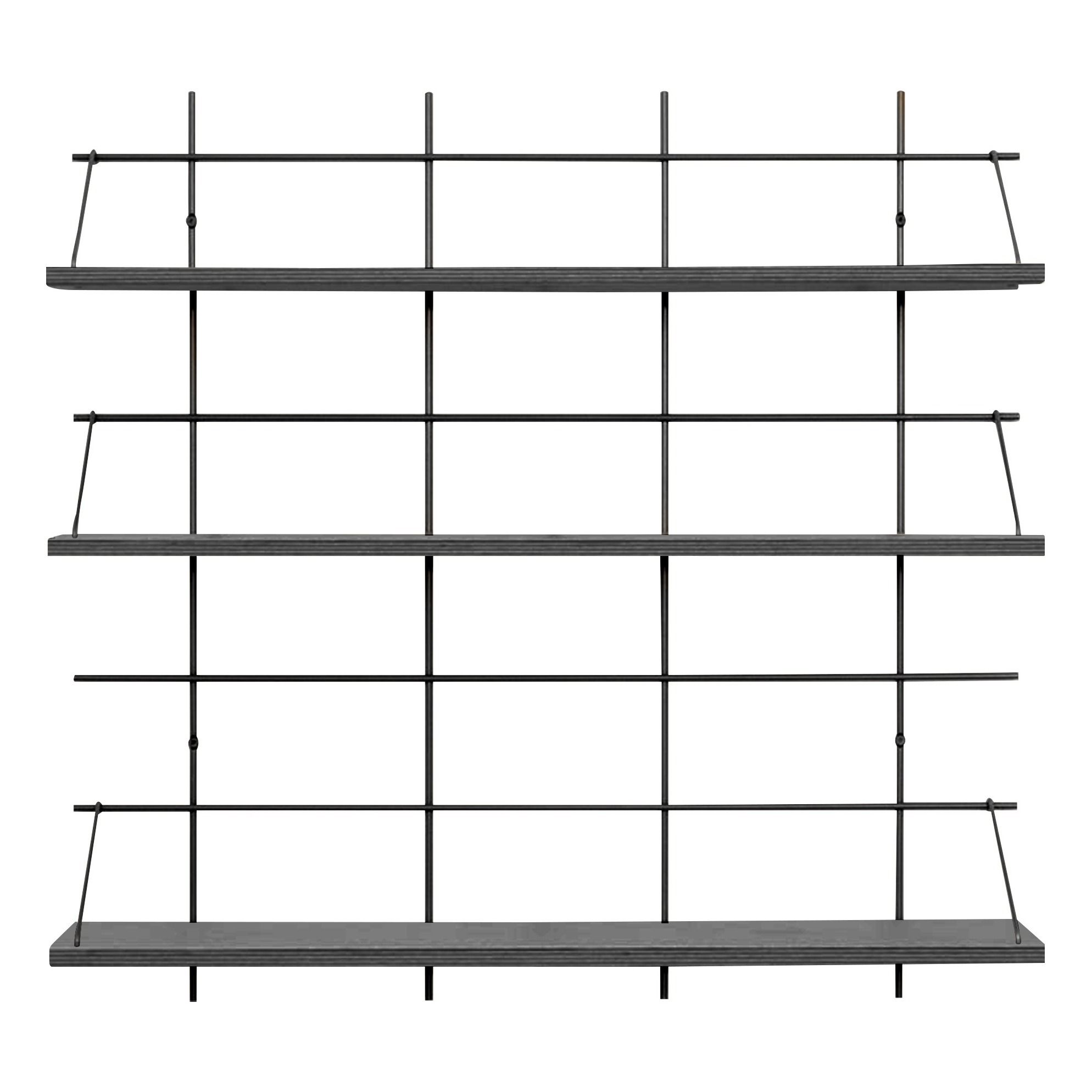 Gassien - Etagère 8 Khadija base noire - Noir