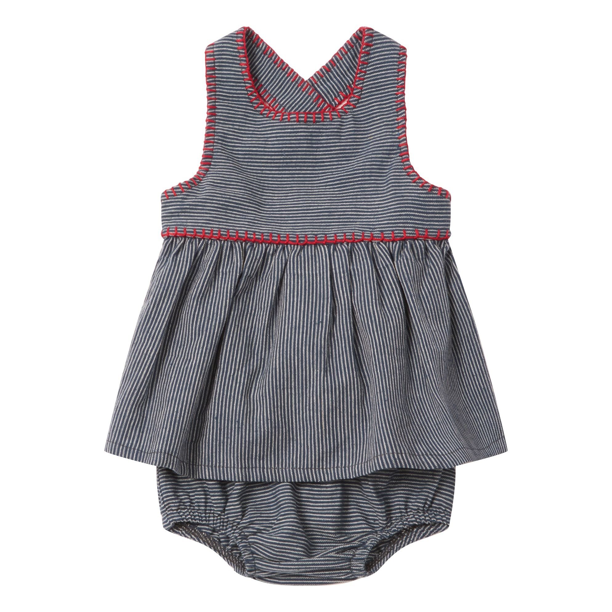 Ketiketa - Robe + Bloomer Zoé - Fille - Bleu marine