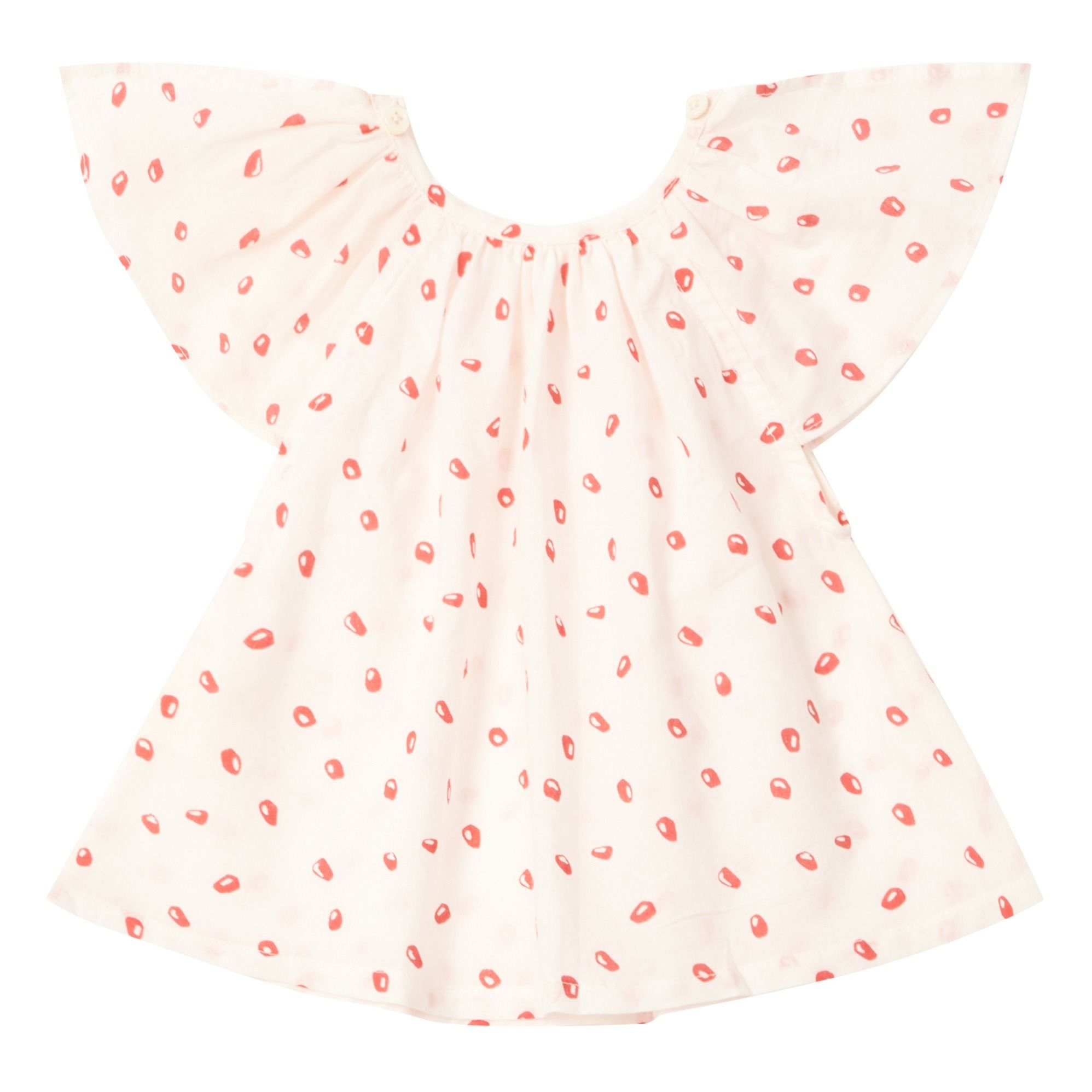 Ketiketa - Blouse Carmensita - Fille - Rouge framboise