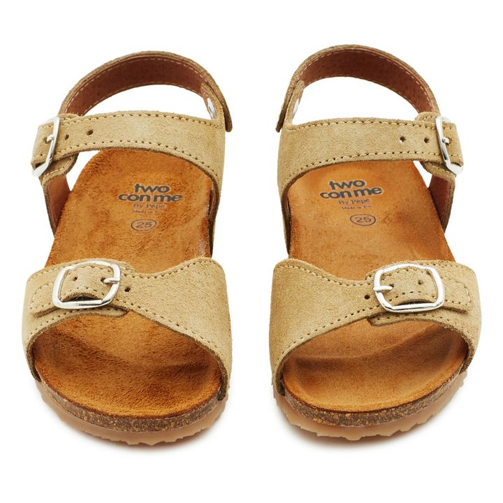 Two Con Me - Buckle sandals Camel- Product image n°3