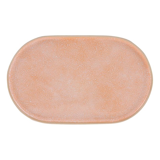 Oval ceramic platter