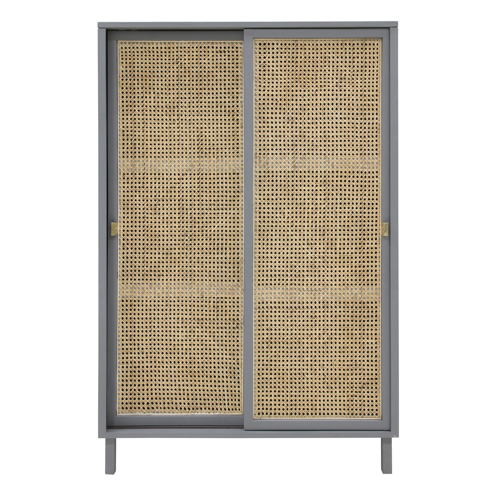 Armoire with Cane Webbing Doors HKliving Design Adult