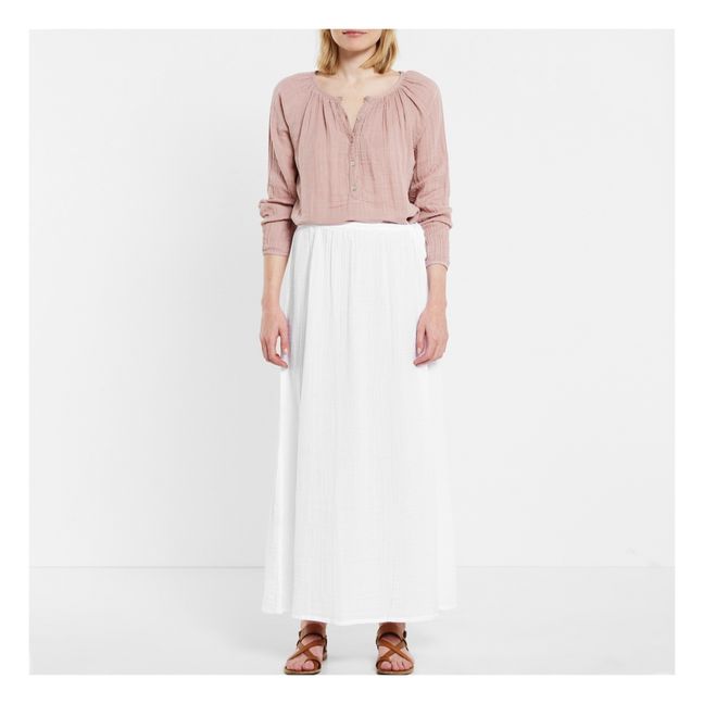 Falda Larga Ava - Colección Chica y Mujer | White S001
