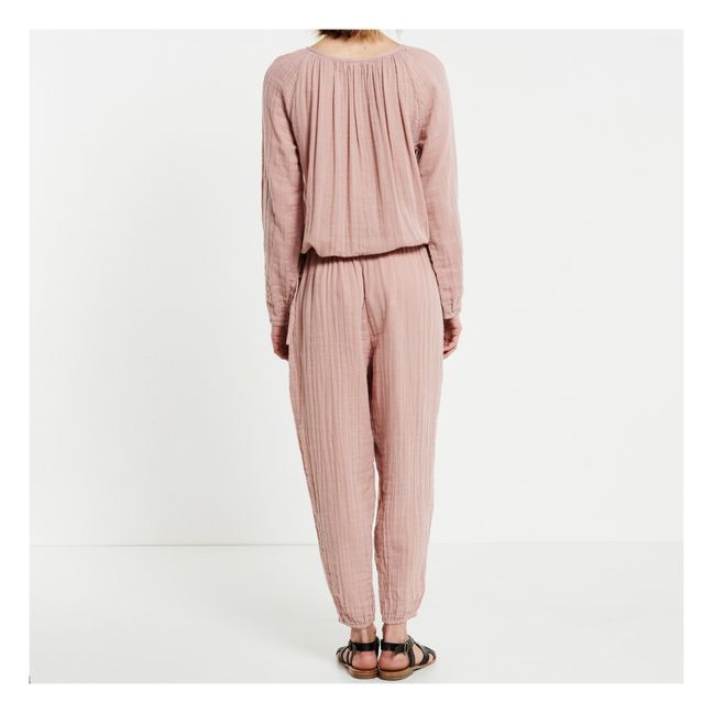 Naia Buttoned Jumpsuit - Women's Collection Dusty Pink S007