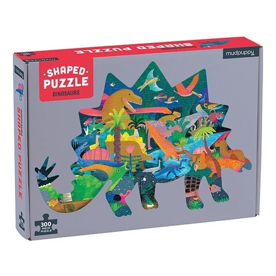MudPuppy - Puzzle dinosaure 300 pièces - Multicolore