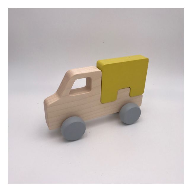 Voiture à pousser en bois