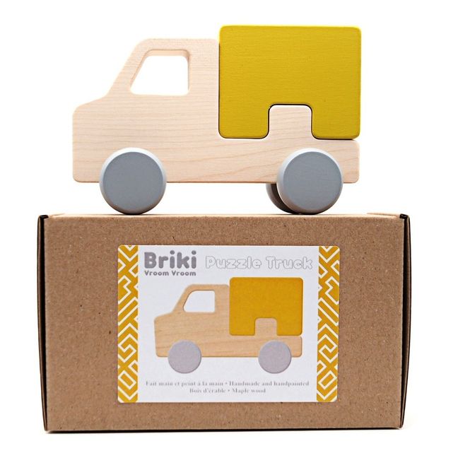 Coche de madera para arrastrar