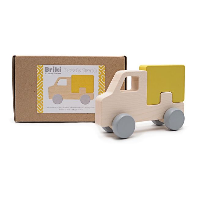 Stoßauto aus Holz