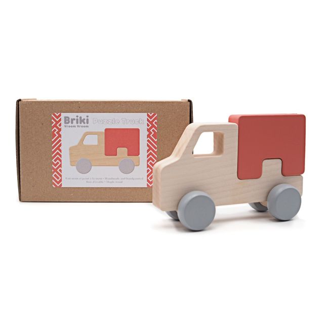 Coche de madera para arrastrar