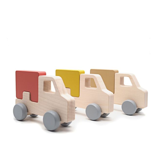 Coche de madera para arrastrar