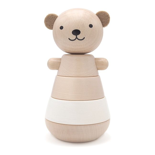 Oso de madera para apilar