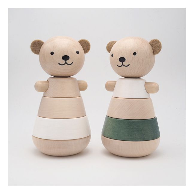 Oso de madera para apilar