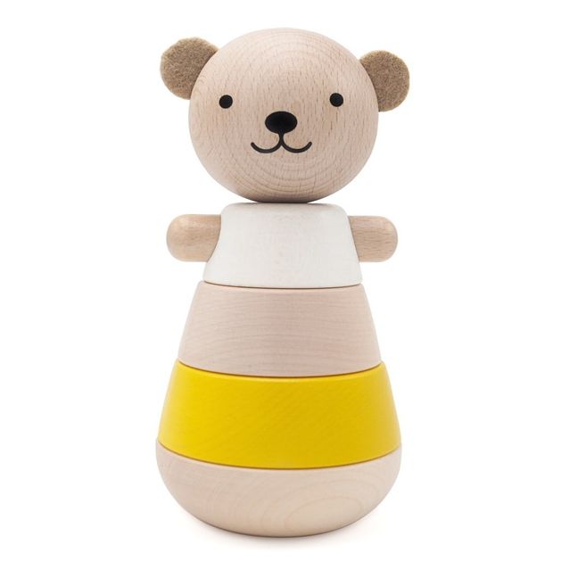 Orso in legno impilabile