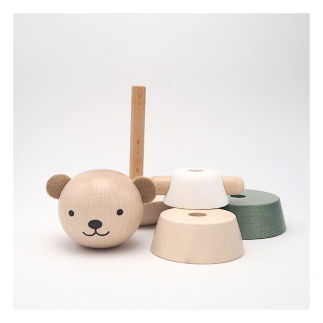 Oso para apilar de madera 