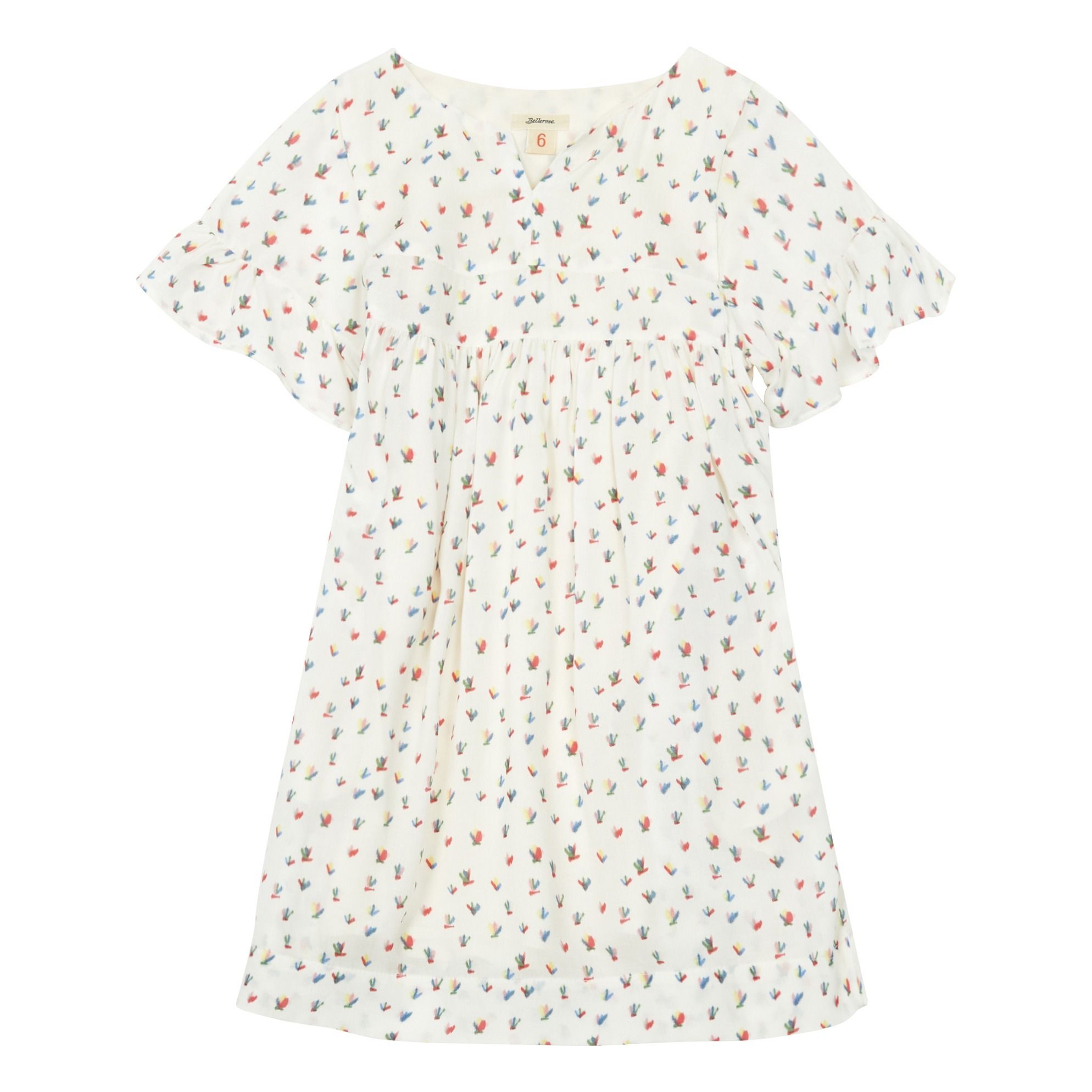 Bellerose - Robe Dots - Fille - Blanc