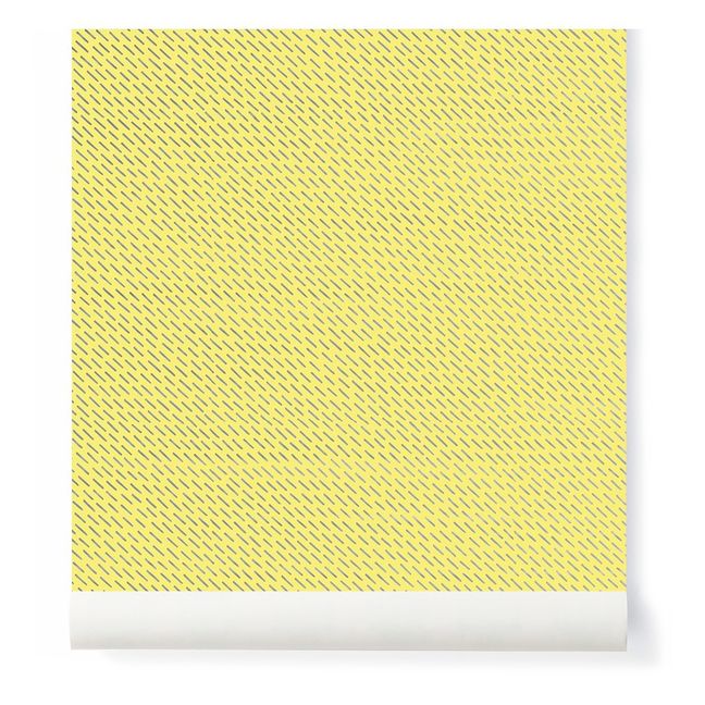 Happy Rain Wallpaper, Marta Bakowski, 2016  Pale yellow