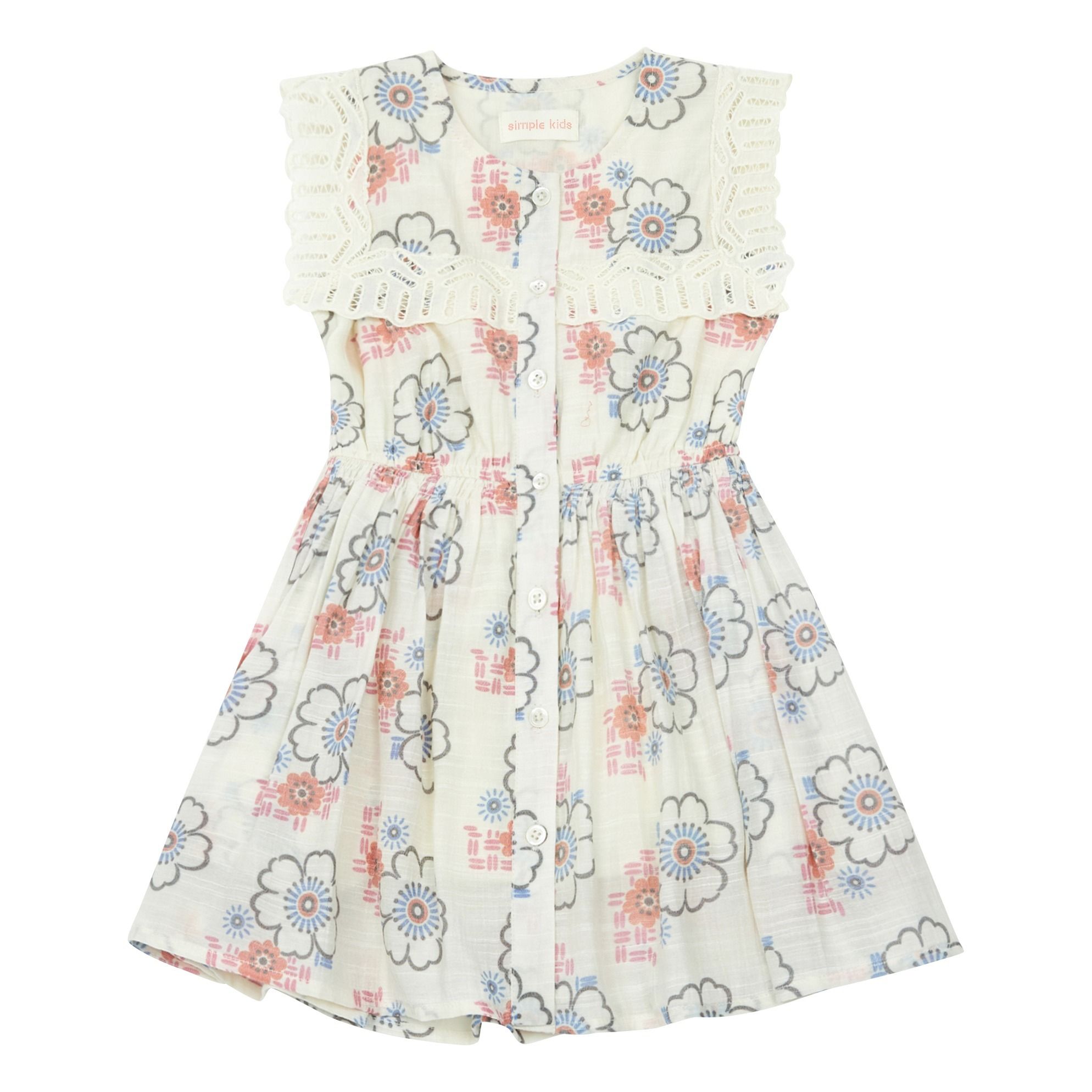 Simple Kids - Robe Raven - Fille - Ecru