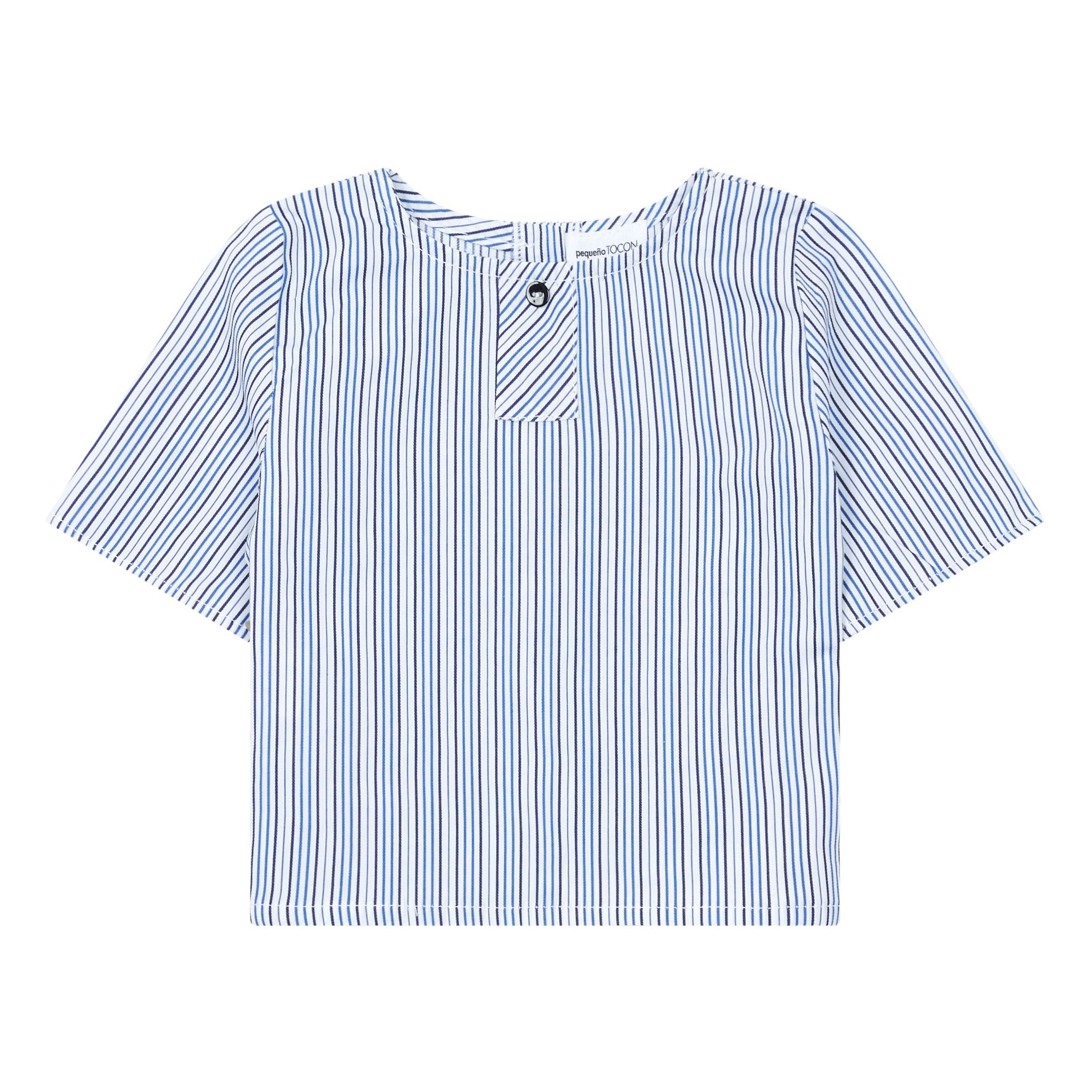 Pequeno Tocon - Blouse - Fille - Bleu