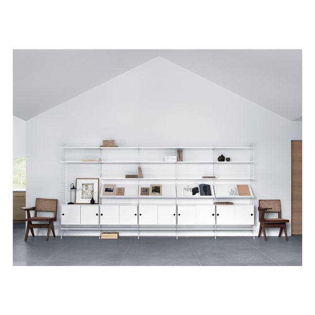 Magazine rack in oak 58 x 30 cm
