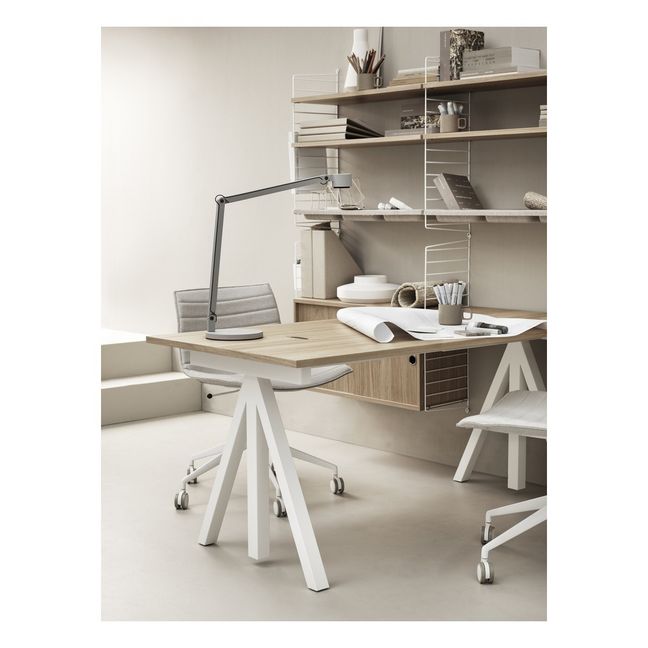 Regale aus Eschenholz 78x30 cm - 3er-Set