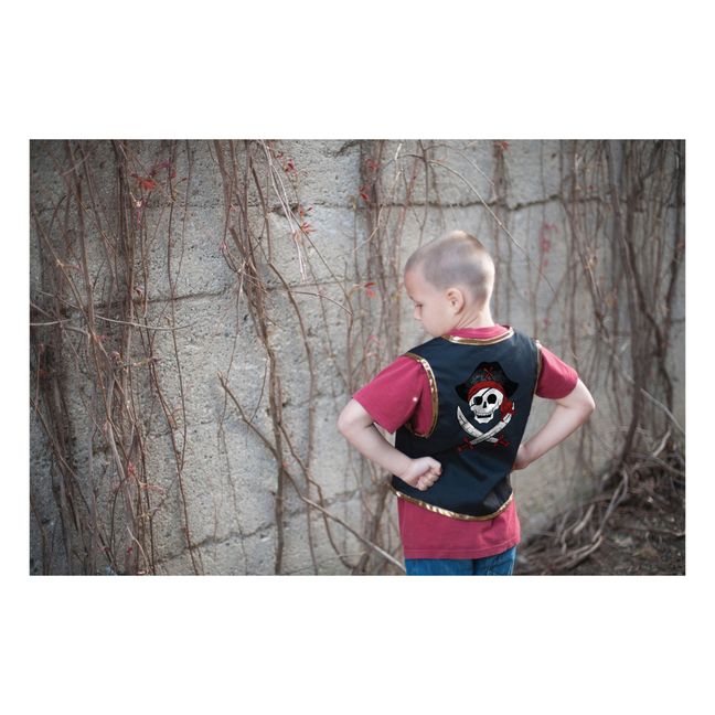 Pirate costume - vest + eye patch