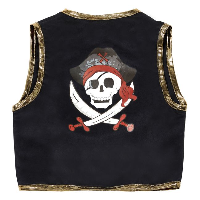Pirate costume - vest + eye patch