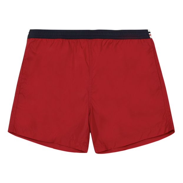 moncler swim shorts red