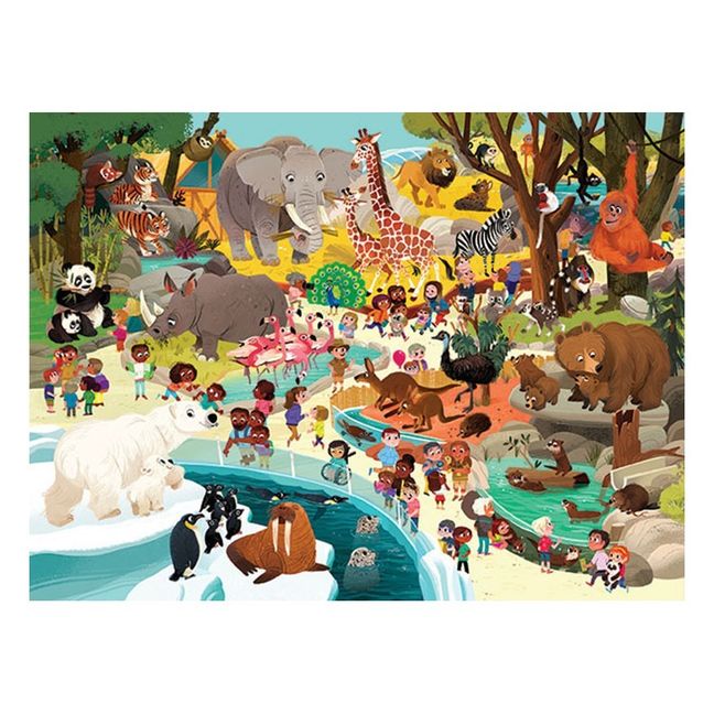A day at the zoo puzzle - 48 pieces