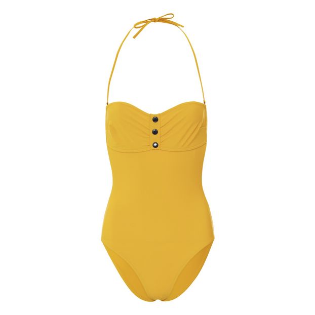 Maillot De Bain Bibali Collection Femme Jaune Moutarde