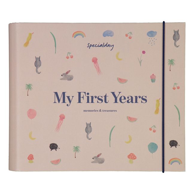 Album de naissance My First Years | Rose