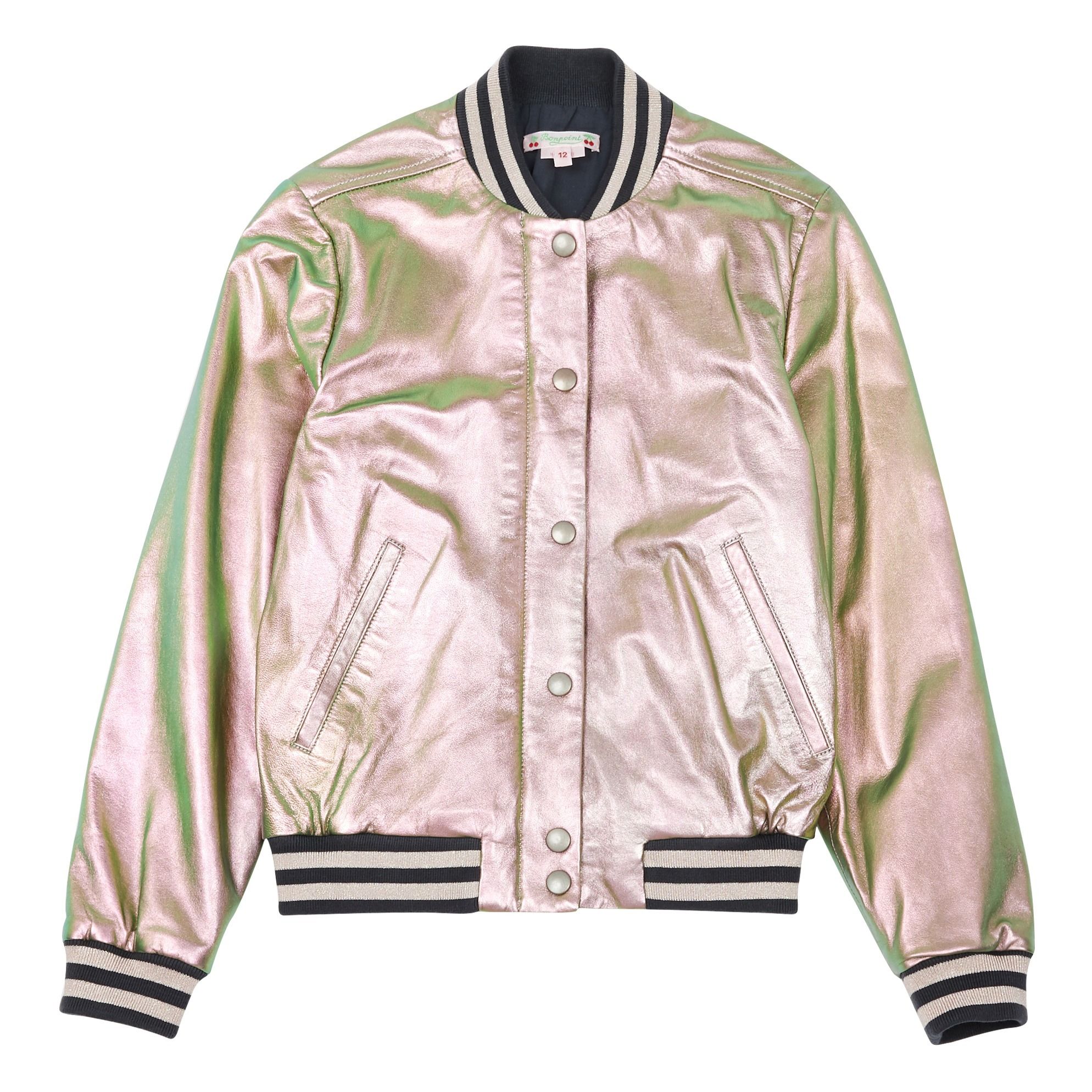 Bonpoint - Joplin leather teddy jacket - Pink