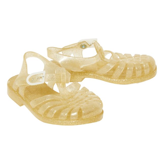 Sun Jelly Shoes Gold