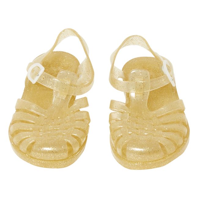 Sandalias de plástico Dorado