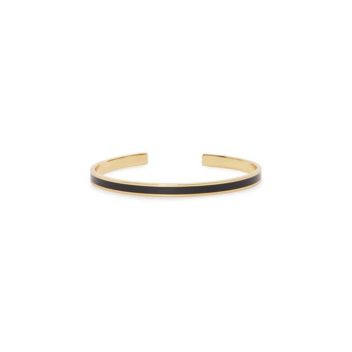 Pulsera Abierta Ajustable | Negro- Imagen del producto n°0