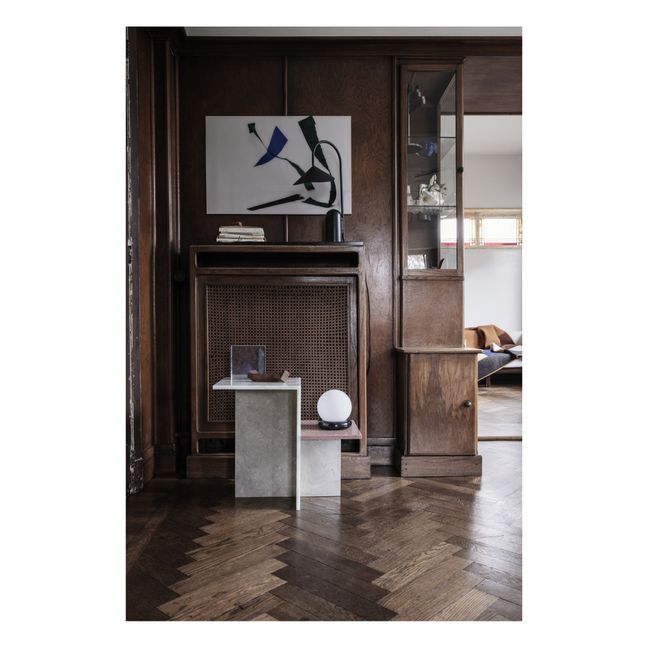 Lámpara de mesa de mármol Arum | Negro