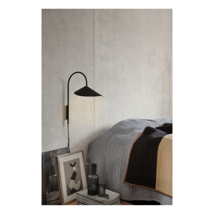 Arum wall light | Black- Product image n°1