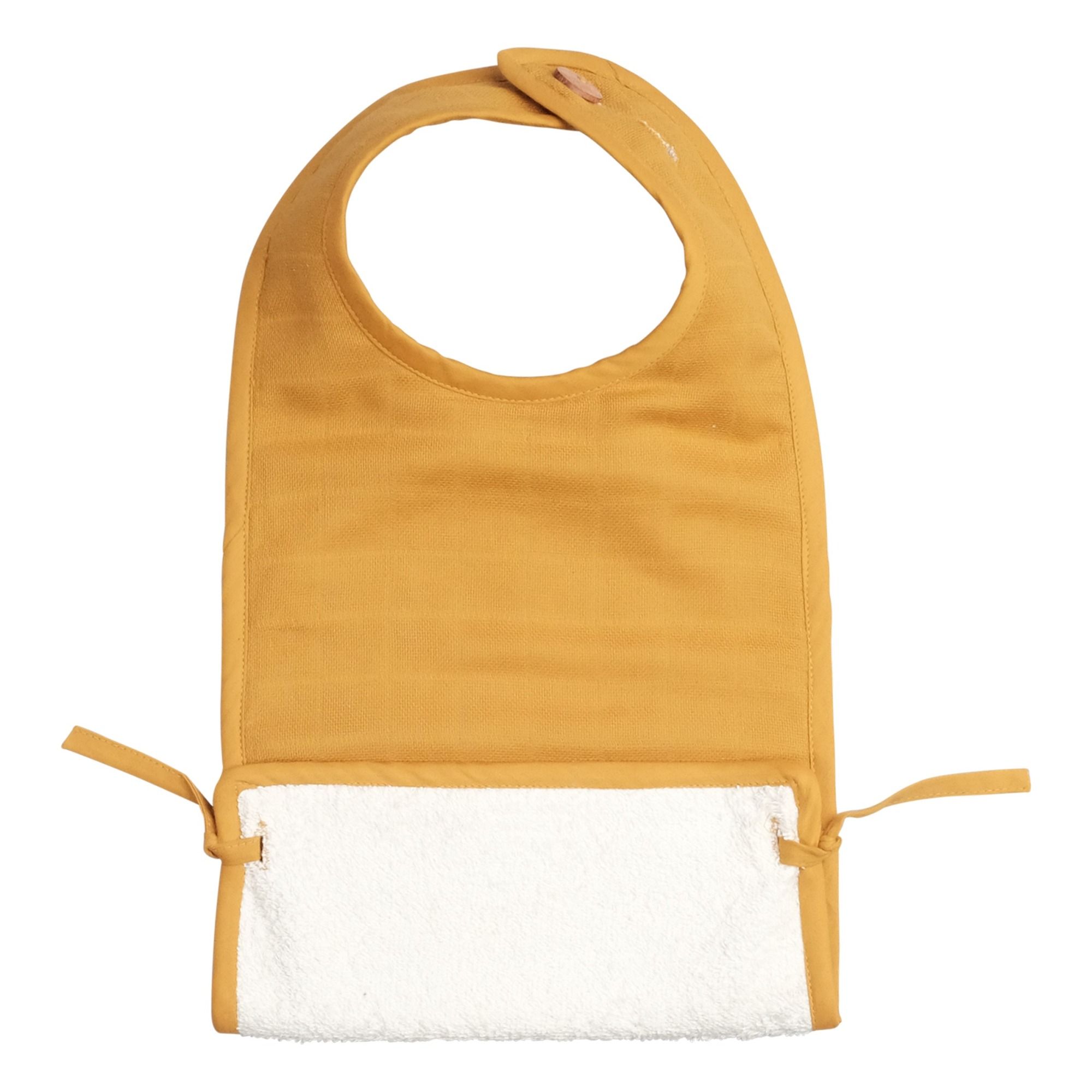 Fabelab - Bavoir en coton bio - Ocre